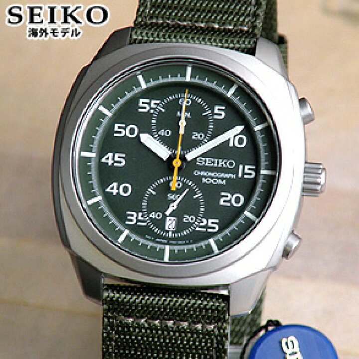 楽天市場】セイコー【SEIKO】センタークロノグラフ SNN219Pカーキ 