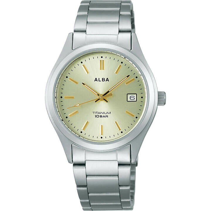 楽天市場 Seiko セイコー Alba アルバ クオーツ チタン メンズ 腕時計 白 ホワイト 青 ネイビー 金 ゴールド 銀 シルバー 誕生日プレゼント 男性 彼氏 旦那 夫 友達 ギフト 国内正規品 加藤時計店 Gショック楽天市場店