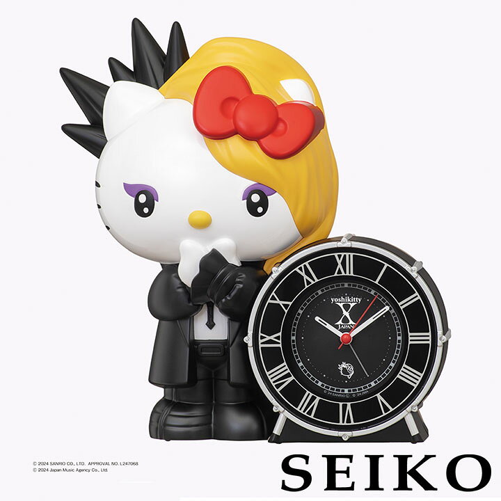楽天市場】SEIKO セイコークロック JF385A サンリオ yoshikitty 