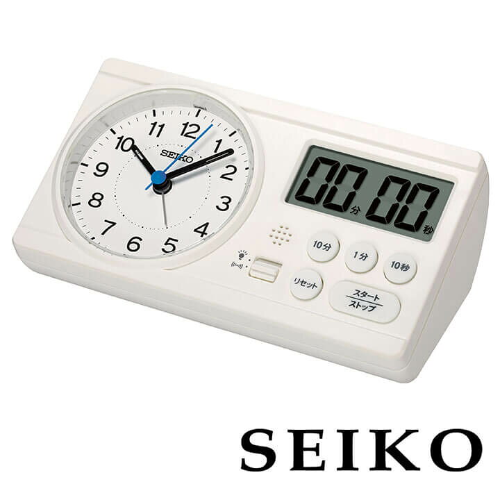 楽天市場】SEIKO セイコークロック タイマー付き 勉強タイマー 学習 
