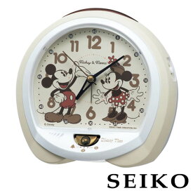 【お取り寄せ】SEIKO セイコークロック FD483C キッズ ディズニー Disney ミッキーマウス ミニーマウス 目覚まし時計 キャラクター キャラ 目覚し めざまし 置時計 かわいい 誕生日プレゼント 子供 男の子 女の子 小学生 国内正規品