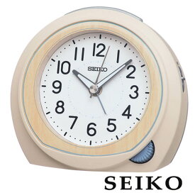 【お取り寄せ】セイコー SEIKO セイコークロック KR517C 時計 置時計 目覚まし時計 アナログ ベージュ 白 ホワイト おしゃれ 見やすい 北欧 かわいい 子供 中学生 高校生 娘 誕生日プレゼント 友達 ギフト 国内正規品