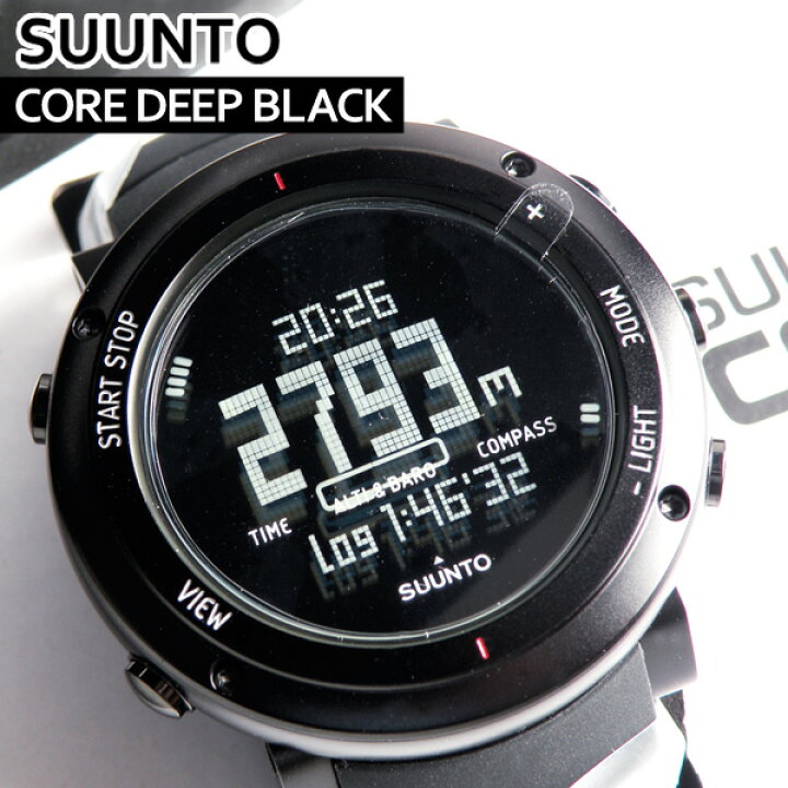 Amazon.co.jp: (スント) Suunto Core Alu Deep Black Digital Watch  