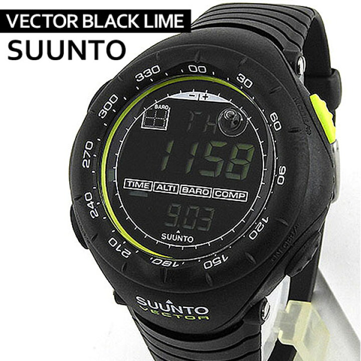 楽天市場】SUUNTO スント VECTOR ヴェクター ベクター BLACK LIME 