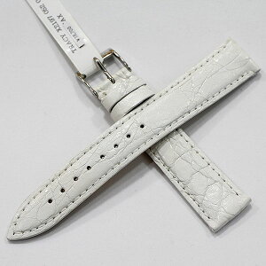 【訳あり】モレラート TRACY トレイシー カイマンクロコ ホワイト 18mm 時計ベルト ワニ革 X2197052
