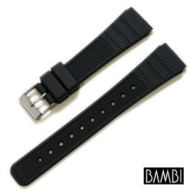 バンビ B-X ウレタン ブラック 20mm 時計ベルト BGB018AS 時計 ベルト 腕時計ベルト バンド 時計バンド