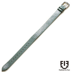 NATOベルト 8mm 10mm 12mm 14mm FIF スネークエンボス ヘビ柄 型押し 合成皮革 引き通し レディース FIFGH001 時計ベルト 時計バンド 工具付き