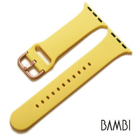 アップルウォッチ バンド バンビ シリコンラバー ラバーベルト 時計ベルト 38mm 40mm 41mm 42mm 44mm 45mm 46mm 49mm 時計 ベルト 時計バンド 送料無料 スマートウォッチ
