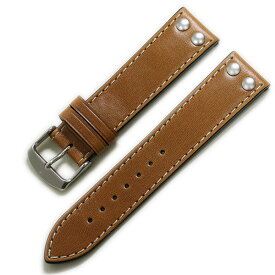 ディモデル イカルス リベット付 カーフ 時計ベルト 牛革 20mm 22mm 24mm 26mm 送料無料