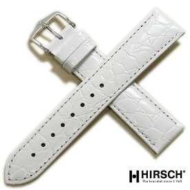 時計ベルト 8mm 9mm 10mm 11mm 12mm 13mm 14mm 15mm 16mm 17mm 18mm 20mm 22mm HIRSCH ヒルシュ クロコグレイン 型押し 時計 ベルト 時計バンド 交換 調整 送料無料