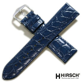 時計ベルト 8mm 9mm 10mm 11mm 12mm 13mm 14mm 15mm 16mm 17mm 18mm 20mm 22mm HIRSCH ヒルシュ クロコグレイン 型押し 時計 ベルト 時計バンド 交換 調整 送料無料