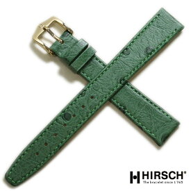 時計ベルト 8mm 9mm 10mm 11mm 12mm 13mm 14mm 16mm 17mm 18mm HIRSCH ヒルシュ オストリッチグレイン 型押し ショートサイズ 時計 ベルト 時計バンド 送料無料