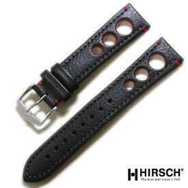 時計ベルト 18mm 20mm 22mm 24mm HIRSCH ヒルシュ RALLY ラリー バッファロー 本革 レザー 時計 ベルト 時計バンド 送料無料