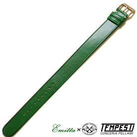 エミッタ コローレ カーフ 時計ベルト 牛革 引き通し 日本製 18mm 20mm 時計 ベルト 時計バンド 送料無料