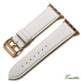 アップルウォッチ バンド ワープロラックス ショートサイズ 型押し 本革 時計ベルト エミッタ 38mm 40mm 41mm 42mm 44mm 45mm 46mm 49mm 日本製 時計 ベルト 時計バンド スマートウォッチ