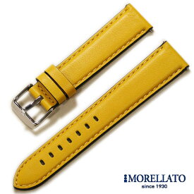 時計ベルト 18mm 20mm 22mm 24mm MORELLATO モレラート クロケット カーフ 牛革 本革 ワンタッチバネ棒付 時計 ベルト 替えベルト X5123C03 送料無料