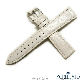 モレラート トレイシー カイマン 時計ベルト ワニ革 薄型 X2197052 14mm 18mm 時計ベルト 送料無料