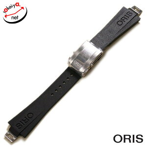 ORIS �I���X �A�N�C�X�f�C�g �L�����p�[400 D�o�b�N���t �u���b�N 24mm ���� ���o�[ �x���g ���v�x���g 0742474EB