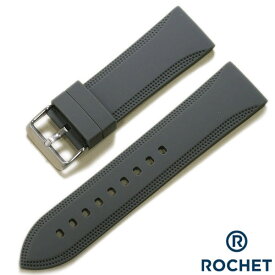 時計ベルト 20mm 22mm 24mm ROCHET ロシェ バーディー シリコンラバー グレー ブラック ホワイト ネイビー オレンジ カーキ 防水 時計 ベルト 時計バンド 送料無料