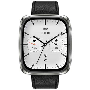 Amazfit �A�}�Y�t�B�b�g SP170075-C01 Active 2 Round 44mm �X�N�G�A �u���b�N���U�[ �X�}�[�g�E�H�b�` �r���v �v���[���g �M�t�g ���[�J�[1�N�ۏ� ��������