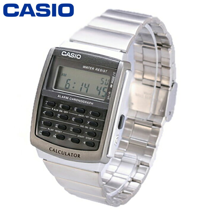 CASIO QUARTZ カシオクオーツ CA-506-1DATA BANK データバンク 腕時計 メンズ レディース ユニセックス  デジタル CALCULATOR カリキュレーター 電卓ウォッチ チープカシオ チプカシ シルバープレゼント ギフト 1年保証 送料無料  時計倉庫TOKIA