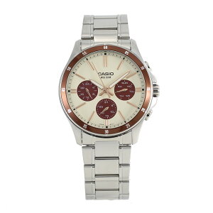 CASIO STANDARD MTP-1374D-5A2 �V���o�[ �A�C�{���[ �����Y �r���v �v���[���g �M�t�g 1�N�ۏ� ��������