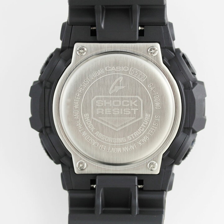 楽天市場】CASIO G-SHOCK GA-700WD-1A GA-700 SERIES アナデジ Black 