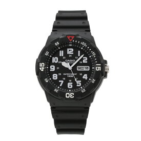 CASIO カシオ STANDARD スタンダード チープカシオ 腕時計 時計 メンズ レディス ユニセックス アナログ シンプル 3針 日付 デイ 曜日 デイト ダイバー風 防水 カジュアル アウトドア スポーツ ラバー ブラック MRW-200H-1Bプレゼント ギフト 1年保証 送料無料