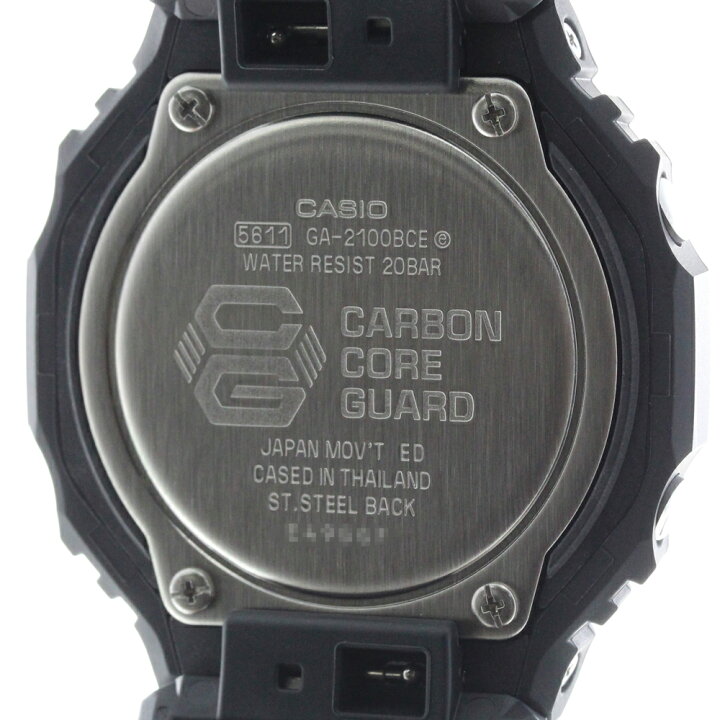楽天市場】CASIO G-SHOCK GA-2100BCE-1A 2100 Series オールブラック 