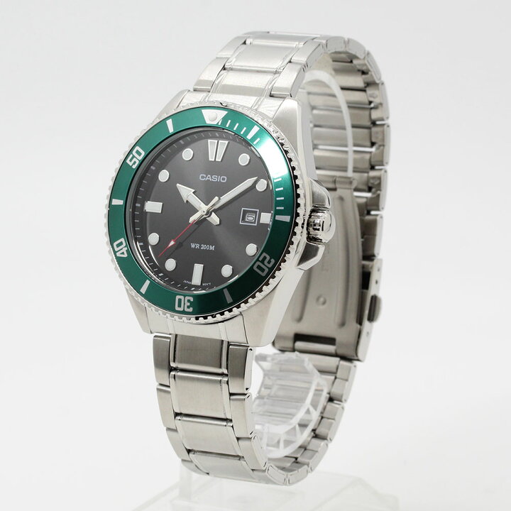 楽天市場】CASIO STANDARD MDV-107D-3A アナログ クオーツ メンズ 