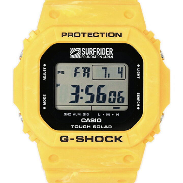 楽天市場】CASIO G-SHOCK G-5600SFJ-9 デジタル ソーラー SURFRIDER 