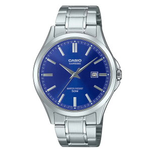 CASIO �J�V�I MTS-115D-2A1 �A�i���O �N�I�[�c STANDARD�@�X�^���_�[�h�@�V���o�[�@�u���[ �����Y�r���v �v���[���g �M�t�g 1�N�ۏ� ��������