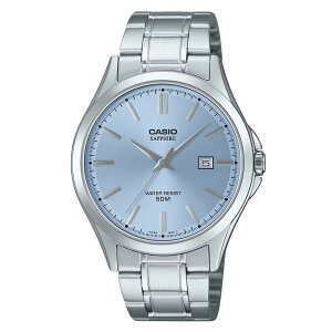 CASIO �J�V�I MTS-115D-2A2 �A�i���O �N�I�[�c STANDARD�@�X�^���_�[�h�@�V���o�[�@���C�g�u���[ �����Y�r���v �v���[���g �M�t�g 1�N�ۏ� ��������