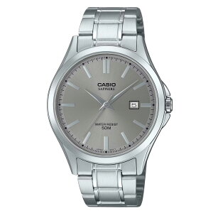 CASIO �J�V�I MTS-115D-8A �A�i���O �N�I�[�c STANDARD�@�X�^���_�[�h�@�V���o�[�@�O���[ �����Y�r���v �v���[���g �M�t�g 1�N�ۏ� ��������