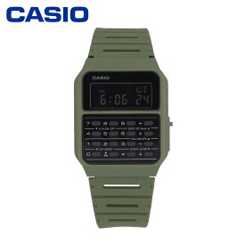 CASIO カシオ チープカシオ チプカシ DATA BANK データバンク腕時計 時計 ユニセックス メンズ レディース 防水 クオーツ デジタル カーキ グリーン ブラック CA-53WF-3Bプレゼント ギフト 1年保証 送料無料 父の日