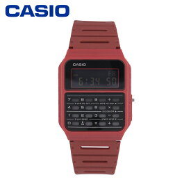 CASIO カシオ チープカシオ チプカシ DATA BANK データバンク腕時計 時計 ユニセックス メンズ レディース 防水 クオーツ デジタル レッド ブラック CA-53WF-4Bプレゼント ギフト 1年保証 送料無料 父の日