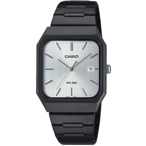 CASIO �J�V�I MTP-B185B-7A �A�i���O �N�I�[�c �N���V�J���f�U�C���@�V���o�[�@�u���b�N �����Y�r���v �v���[���g �M�t�g 1�N�ۏ� �������� �y�l�R�|�X�����EBOX�Ȃ��z