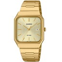 CASIO カシオ MTP-B185G-9A アナログ クオーツ クラシカルデザイン　ゴールド メンズ腕時計 プレゼント ギフト 1年保証 送料無料 【ネコポス発送・BOXなし】