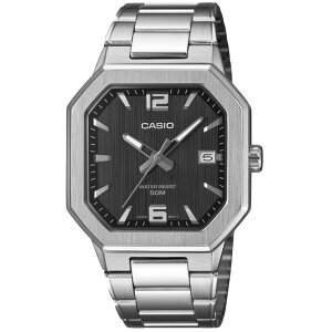 CASIO QUARTZ �J�V�I MTP-B195D-1A �A�i���O �N�I�[�c �u���b�N�@���^�� �����Y�r���v �v���[���g �M�t�g 1�N�ۏ� �������� �y�l�R�|�X�����EBOX�Ȃ��z
