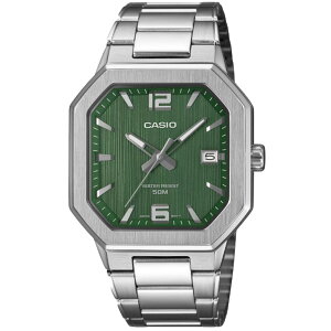 CASIO QUARTZ �J�V�I MTP-B195D-3A �A�i���O �N�I�[�c �O���[���@���^�� �����Y�r���v �v���[���g �M�t�g 1�N�ۏ� �������� �y�l�R�|�X�����EBOX�Ȃ��z