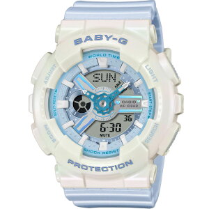 CASIO Baby-G BA-110PD-2A �A�i�f�W �N�I�[�c �p�X�e���J���[ �u���[ �x�r�[�W�[ ���f�B�[�X�r���v �v���[���g �M�t�g 1�N�ۏ� ��������