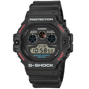 CASIO G-SHOCK DW-5900U-1 �f�W�^�� �N�I�[�c 5900 SERIES�@�u���b�N�@���b�h �����Y�r���v �v���[���g �M�t�g 1�N�ۏ� ��������