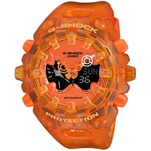 CASIO G-SHOCK GA-V01SKE-4A �A�i�f�W �N�I�[�c GA-V01 SERIES�@�X�P���g���@TRANSPARENT PACK�@�I�����W �����Y�r���v �v���[���g �M�t�g 1�N�ۏ� ��������