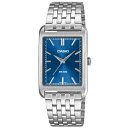 CASIO CASIO QUARTZ MTP-B215D-2A アナログ クオーツ ブルー メンズ腕時計 プレゼント ギフト 1年保証 送料無料