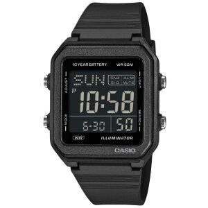 CASIO CASIO QUARTZ W-221H-1B �f�W�^�� �N�I�[�c �u���b�N �����Y�r���v �v���[���g �M�t�g 1�N�ۏ� ��������