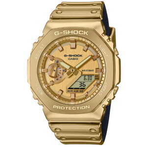 CASIO G-SHOCK GM-2100YMG-9A9 �A�i�f�W �N�I�[�c ANALOG-DIGITAL�@2100�V���[�Y�@�S�[���h �����Y�r���v �v���[���g �M�t�g 1�N�ۏ� ��������