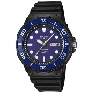 CASIO �J�V�I MRW-230H-2E �A�i���O �N�I�[�c �X�|�[�c�@�u���b�N�@�u���[ �����Y�r���v �v���[���g �M�t�g 1�N�ۏ� ���������y�l�R�|�X�����EBOX�Ȃ��z