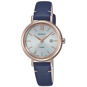 CASIO SHEEN SHS-D300CGL-7B �A�i���O �\�[���[ Solar Sapphire Model ���f�B�[�X�r���v �v���[���g �M�t�g 1�N�ۏ� ��������