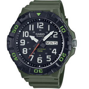 CASIO �J�V�I �J�V�I�X�^���_�[�h �`�[�v�J�V�I �r���v �����Y �h�� �N�I�[�c �A�i���O 3�j �O���[�� �u���b�N MRW-210H-3A �y�l�R�|�X�����EBOX�Ȃ��z