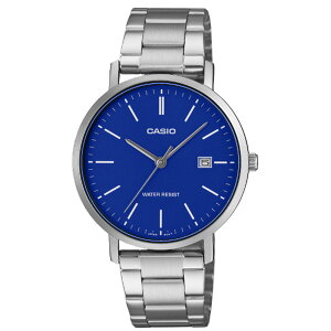 CASIO �J�V�I MTP-VT05D-2E �A�i���O �N�I�[�c �V���o�[�@�u���[ �����Y�r���v �v���[���g �M�t�g 1�N�ۏ� ���������C�O���f��